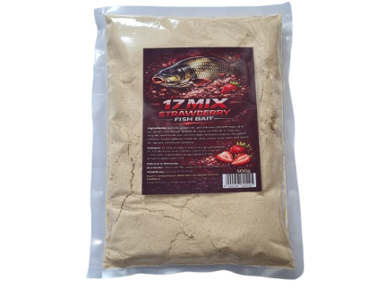 17 mix strawberry 500g aditiv pudra capsuni nade crap method feeder pva friendly