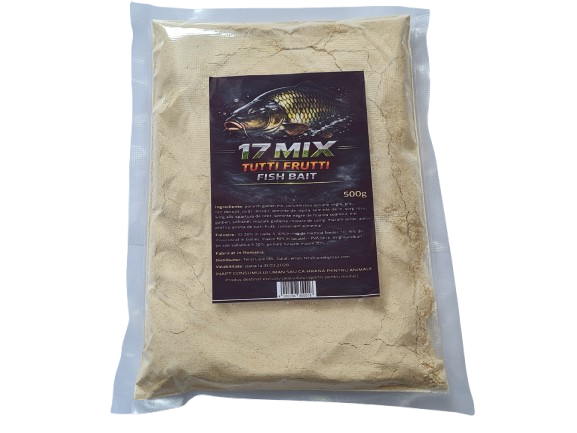 17 Mix Tutti-Frutti 500g aditiv pudra cereale seminte nade crap method feeder