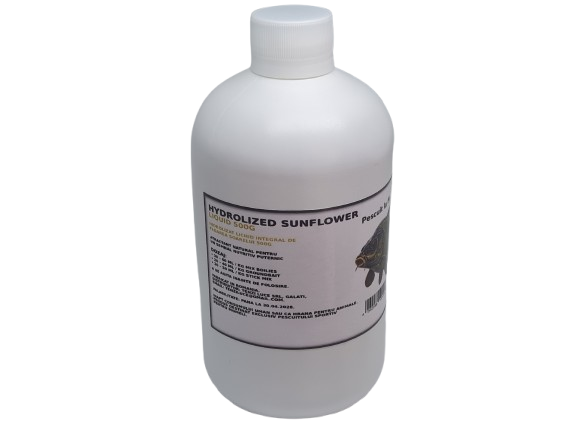 Hidrolizat Lichid Floarea Soarelui Integral 500g Pescuit la Fix Hidrolizat lichid floarea soarelui integral 500g aminoacizi peptide nade crap